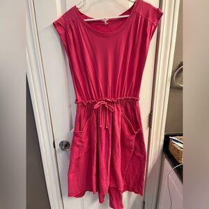 Anthropologie daily practice high low dress S